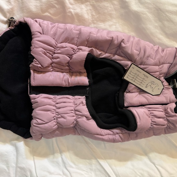 Christopher and Banks Quilted Pink Dog Jacket - Picture 2 of 5